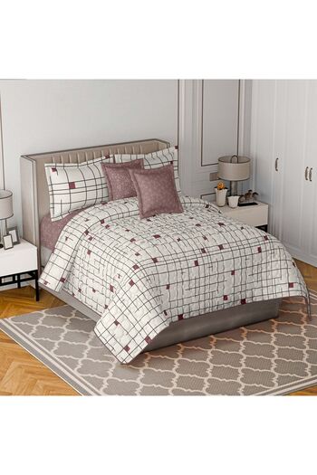 Moon 6-piece compressed hotel double bed sheet for a refreshing summer, quilt size 250x230 cm