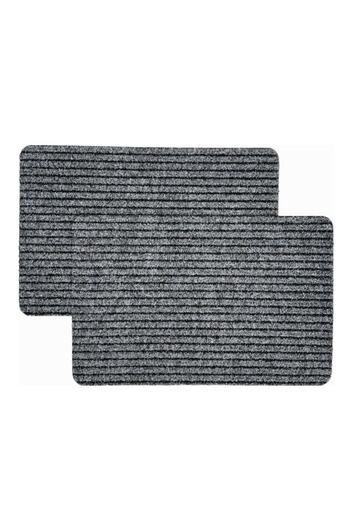 OPTIM DEKO Pachet 2 x Covoras intrare, mocheta si cauciuc, antiderapant, 32G1 60x40 cm