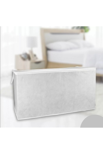 btm home 1 Piece Mega Size Quilt Bag 80X40X60 cm Zippered Fabric Bag