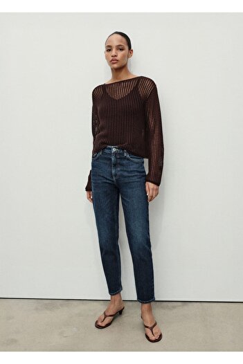 MANGO Woman Newmom Confort High Waist Jeans