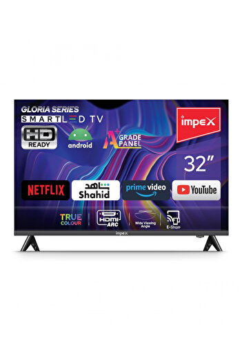 İMPEX 32-inch screen, Ampex brand, smart, Android 14, GLORIA 32
