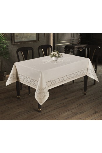 cacao home Jumbo Tablecloth Worry-Free Stain-Proof Liquid-Proof Tablecloth