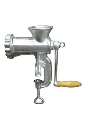 Generic Manual Meat Grinder - Silver
