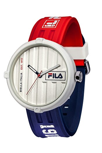 Fila Adult Unisex Analog Watch, Red/Blue 38-338-103, 40 mm
