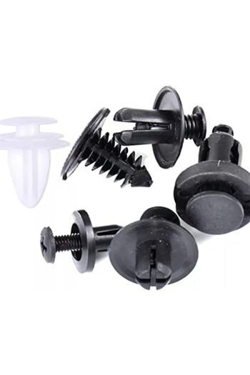 Generic Car Fastening Clips Set, 100 Pieces