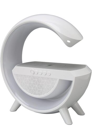 Türkiye Bluetooth Speaker, Dimmable Type C Bluetooth Speaker with Night Lamp, Support FM USB AUX Mode Playba