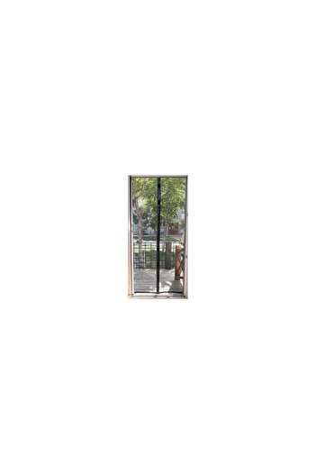 JollyMag Magnetic door net against mosquitoes, flies and other insects, black, 218x96 cm