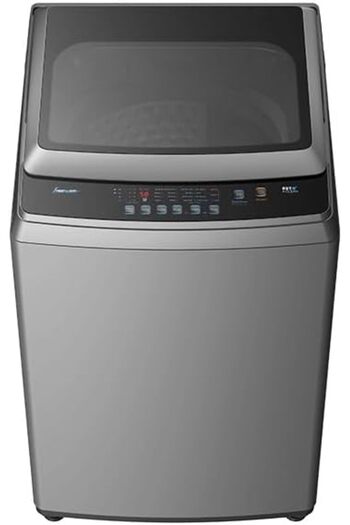 General Supreme Washing Machine Automatic Top Load 15 KG, 8 Programs, Dark Silver, GSTL15V8SM