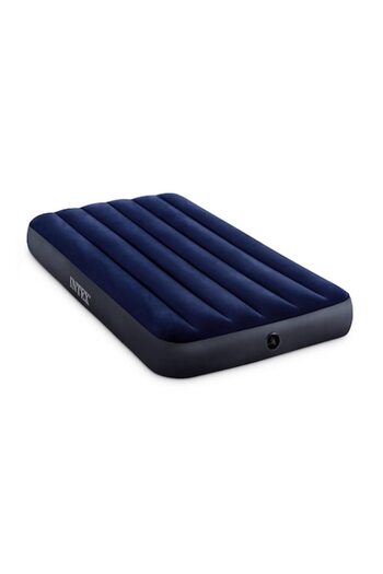 Intex Inflatable Mattress for Camping, 1 Person, 191 x 99 x 25 cm, Vinyl, Blue