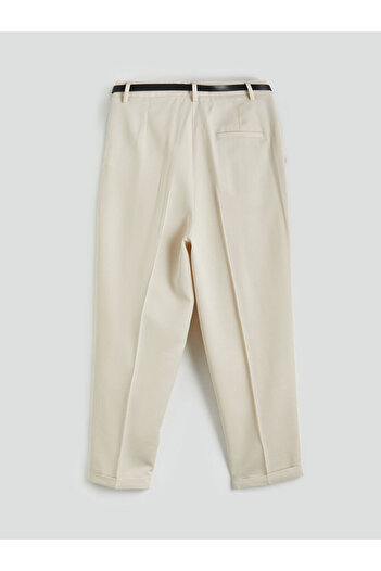 LC Waikiki Waist Belted Loose Fit Women's Trousers