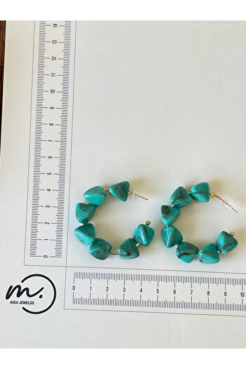 Rupen Kraft Colorful ring Transitional elegant earrings