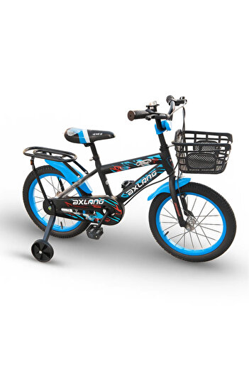 LAALUNA 12-Inch Boys Bike with Basket & Training Wheels – BXLANG Kids Bicycle BB1145 (3 Colors)