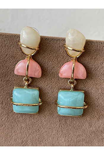 Rupen Kraft Special Design Stylish Design Earrings with Colored Stones