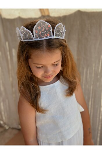 SAKLIDESİGN Dream Crown Girl's Birthday Party Crown