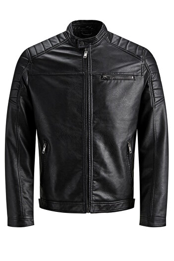 Jack & Jones Jacke Lederimitat Jacket Jacke JJ ROCKY JACKET Lederimitat