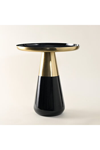 homez Side Table Metal Gold, 50*50*54Cm