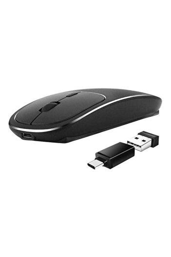 fun zone BG Rechargeable Wireless Optical Mouse Black/Silver