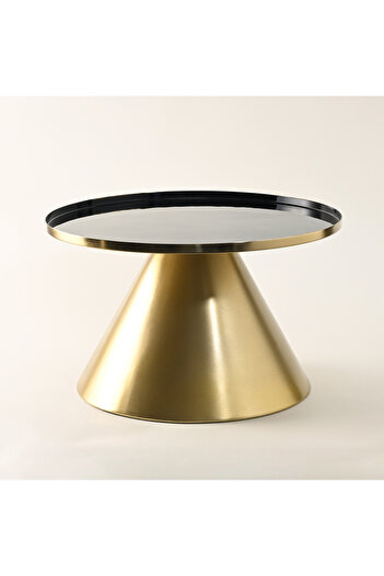 homez Side Table Metal Gold, 50*50*31Cm