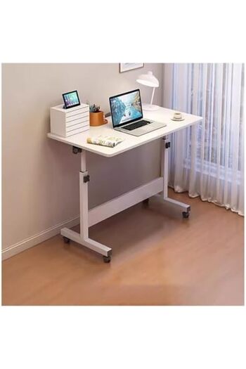 Türkiye Adjustable Standing Desk, C-Shaped Side Table Sofa End Desk, Height Adjustable Mobile Table, Table P