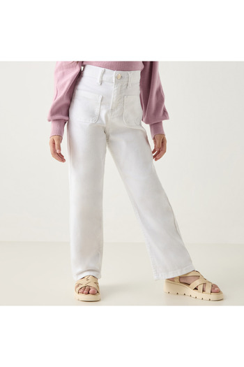 Juniors Girls' Straight Fit Jeans