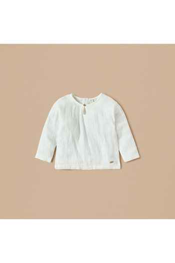 giggles Solid Long Sleeve Shirt and Pants Set