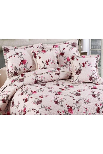 CHIRASO Fine Cotton Duvet Cover Set, Duvet Cover 230x250cm, 2 Pillowcases 60x80cm, 2 Pillowcases 55x55cm