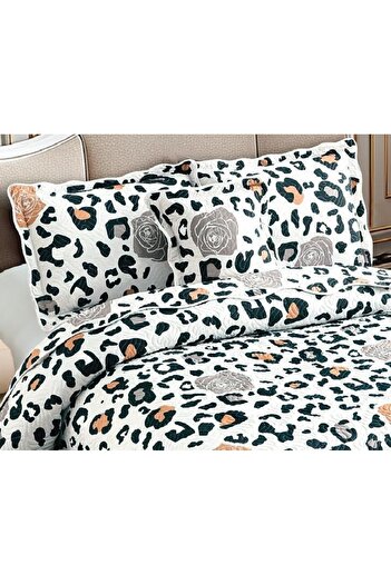 CHIRASO Fine Cotton Duvet Cover Set, Duvet Cover 230x250cm, 2 Pillowcases 60x80cm, 2 Pillowcases 55x55cm