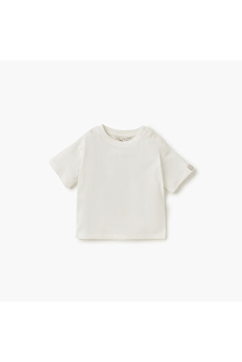 Juniors Applique Detail Dungaree and T-shirt Set