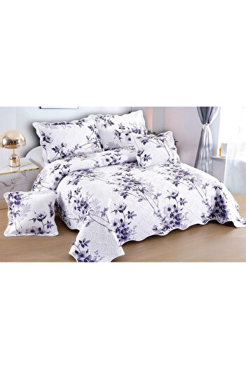 CHIRASO Fine Cotton Duvet Cover Set, Duvet Cover 230x250cm, 2 Pillowcases 60x80cm, 2 Pillowcases 55x55cm