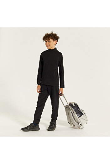 Juniors Solid Joggers with Drawstring Closure and Pockets