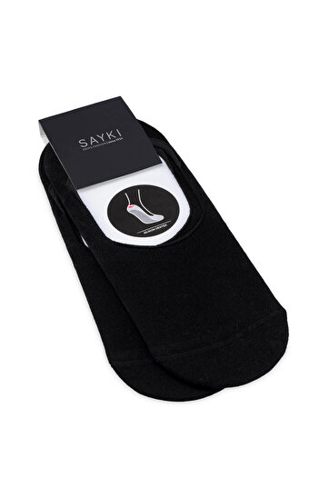 Hatemoğlu Black Cotton Double Ballet Socks