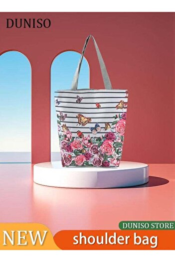 fun zone Tote Bag for Women Handbags Shopping Bag with Zipper, Retro Printed Foldable Shoulder Bag