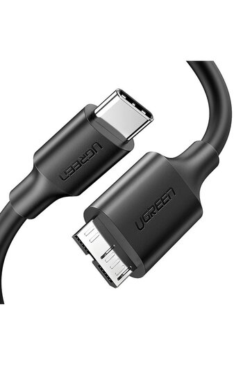 Ugreen Cablu USB-C - micro USB-B SuperSpeed 3.0 1m negru