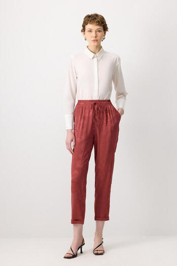 Touché Privé Elastic Waist Jacquard Pants