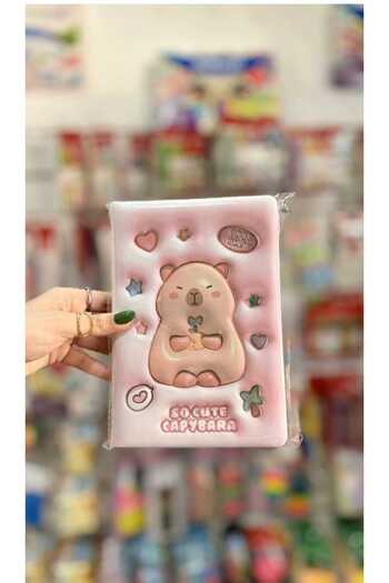 ALPA STORE Capybara Fluffy Cover Notebook Capybara - 96 Sheets