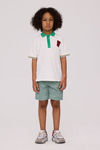 Nebbati Boy Ecru Tshirt
