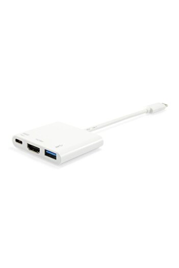 Inna marka Adapter Equip USB Type-C do HDMI/USB-A/PD, model 716195-B21, 133461