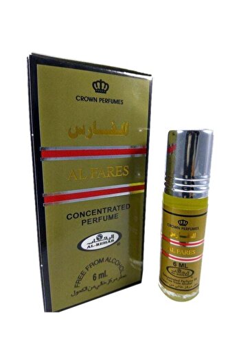 Al Rehab perfumes Al Rehab 6-Piece Fares Concentrated Perfume Oil 6ml