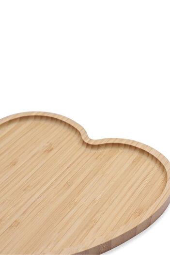 CMT İBİCO KALP MODEL AHŞAP BAMBU SUNUMLUK