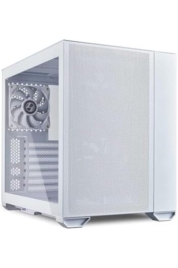 Lian Li O11 AIR MINI White PC Cabinet - Mesh Panel at the Front, Top & Rear