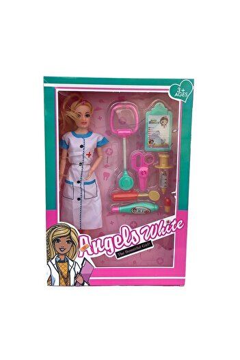 OEM Doctor Doll with Plastic Accessories, 22x33cm, Multicolor, M1