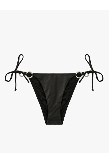Koton Tie-Up Detailed Ring Buckle Detailed Bikini Bottom