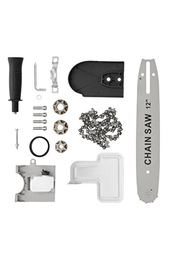 Lawazim 12-inch Chain Saw Attachment for Angle Grinder - Conversion Kit with Kickback Protection