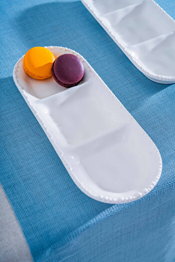 ACAR Milano 3 Compartment Boat Plate - 26 cm