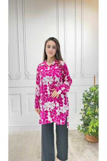 WİSHTEX Wish - Flower Patterned Shirt