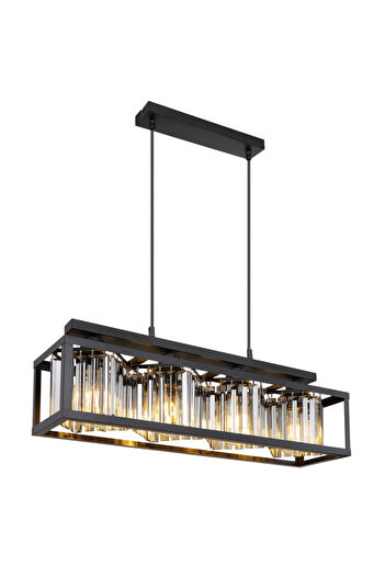 Globo Lighting Candelabru Mathilde 15697-4H, 4xE27, fumuriu+negru, IP20, Globo Lighting