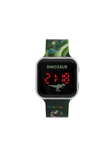MiniFlak Dinosaur Mfd8001 Square Led Children's Watch