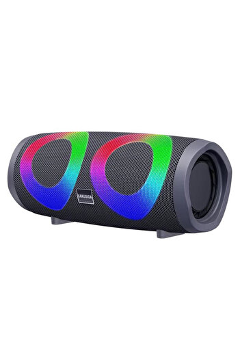 REDz Accessories Portable Speaker KSC-615, 1800mAh Battery, BT 5.0, RGB Lights, 4 Hours Playtime, Gray