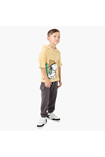 Juniors Solid Joggers with Drawstring Closure and Pockets