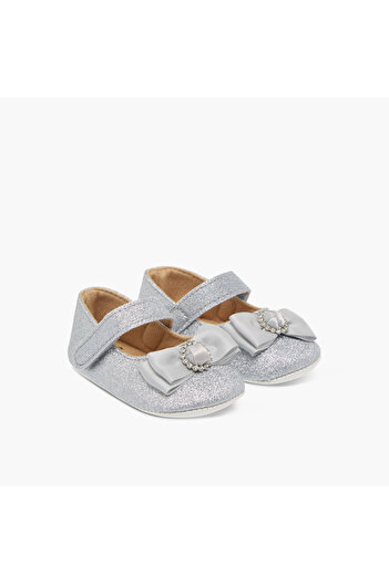 giggles Bow Embellished Booties